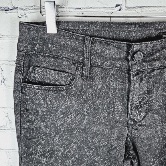 BLACH ORCHID | Black Widow suble snake python print skinny stretch jeans - Picture 3 of 10